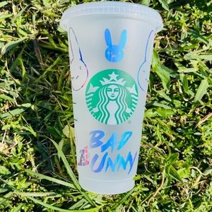 Bad bunny custom cups